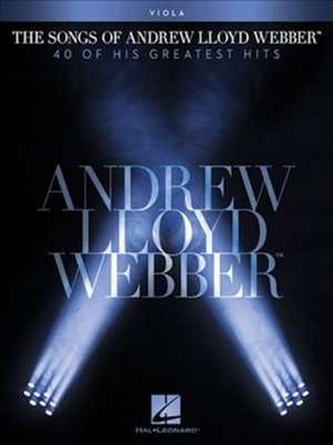 The Andrew Lloyd Webber Collection for Viola (Book Only) de Andrew Lloyd Webber