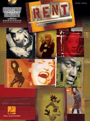 Rent - Broadway Singer's Edition Book/Online Audio de Jonathan Larson