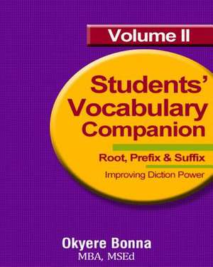 Student Vocabulary Companion de Mba Okyere Bonna