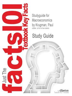 Studyguide for Macroeconomics by Krugman, Paul, ISBN 9781429283434 de Paul Krugman