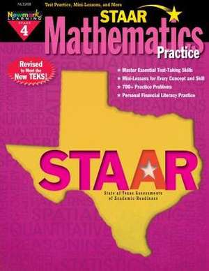 Staar Mathematics Practice Grade 4 II Teacher Resource de Edward Lamprich