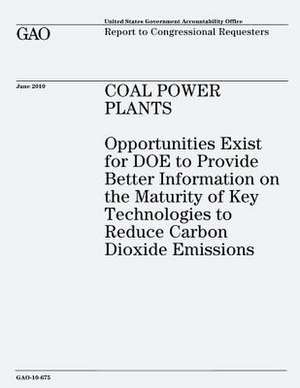 Coal Power Plants de U. S. Government Accountability Office