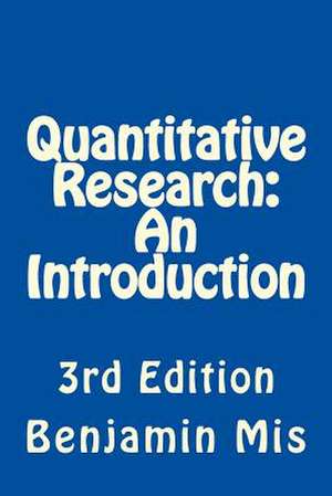 Quantitative Research de Benjamin Alexander Mis