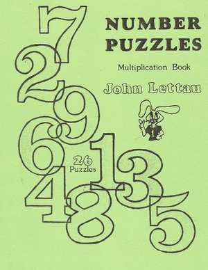 Number Puzzles-Multiplication Book de John H. Lettau