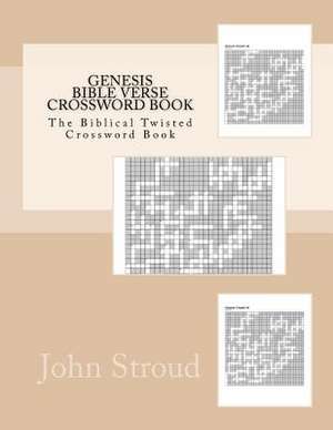 Genesis Bible Verse Crossword Book de John Stroud