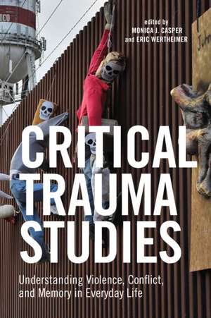 Critical Trauma Studies – Understanding Violence, Conflict and Memory in Everyday Life de Monica Casper