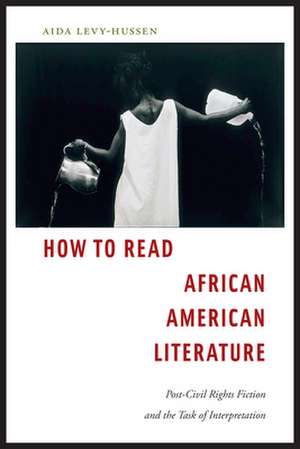 How to Read African American Literature – Post–Civil Rights Fiction and the Task of Interpretation de Aida Levy–hussen