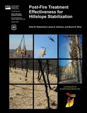 Post-Fire Treatment Effectiveness for Hillslope Stabilization de Peter R. Robichaud