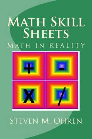 Math Skill Sheets de MR Steven M. Ohren