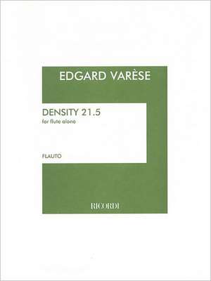 Density 21.5 de Edgard Varese