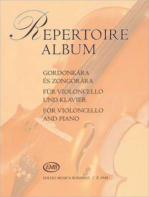 Repertoire Album: Cello and Piano de Hal Leonard Publishing Corporation