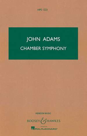 Chamber Symphony de John Adams