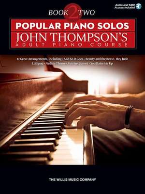 Popular Piano Solos - John Thompson's Adult Piano Course (Book 2): Intermediate Level de UK) Thompson, John (Liverpool Business School