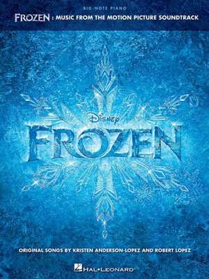 Frozen: Big-Note Piano: Music from the Motion Picture Soundtrack de Hal Leonard Corp