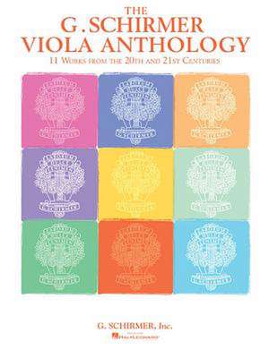 The G. Schirmer Viola Anthology - Viola and Piano de Hal Leonard Publishing Corporation