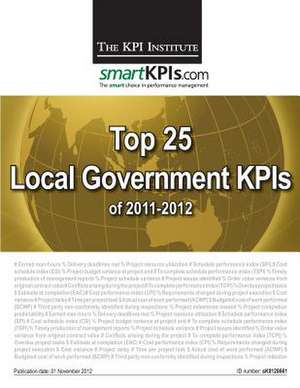 Top 25 Local Government Kpis of 2011-2012 de The Kpi Institute