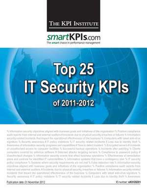 Top 25 It Security Kpis of 2011-2012 de The Kpi Institute