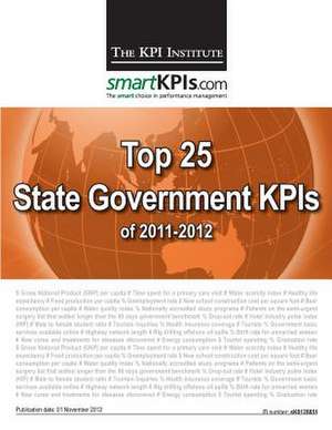 Top 25 State Government Kpis of 2011-2012 de The Kpi Institute