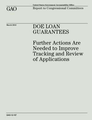 Doe Loan Guarantees de U. S. Government Accountability Office