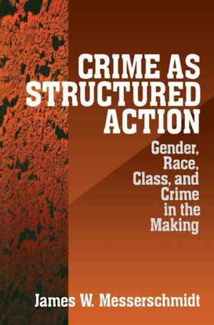 Crime as Structured Action: Gender, Race, Class, and Crime in the Making de James W. Messerschmidt