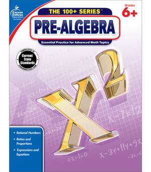 Pre-Algebra de Carson Dellosa Education