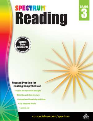 Spectrum Reading Workbook, Grade 3 de Spectrum