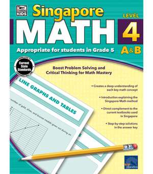 Singapore Math, Grade 5 de Carson-Dellosa Publishing