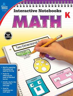 Math, Grade K de Carson-Dellosa Publishing