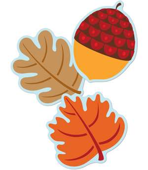 Leaves & Acorns Cut-Outs de Carson-Dellosa Publishing