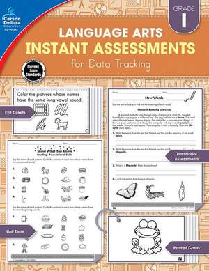 Instant Assessments for Data Tracking, Grade 1 de Carson Dellosa Education