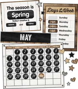 Industrial Chic Calendar Bulletin Board Set de Melanie Ralbusky