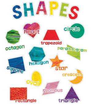 World of Eric Carle(tm) Shapes Mini Bulletin Board Set de Carson Dellosa Education