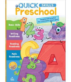 Quick Skills Preschool Workbook de Carson Dellosa Education