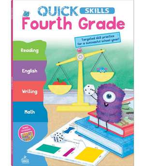 Quick Skills Fourth Grade Workbook de Carson Dellosa Education