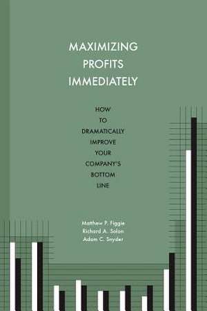 Maximizing Profits Immediately de Matthew P. Figgie