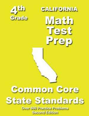 California 4th Grade Math Test Prep de Teachers' Treasures