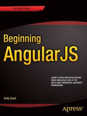 Beginning AngularJS de Andrew Grant