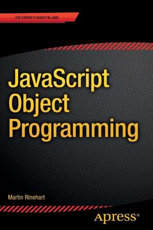 JavaScript Object Programming de Martin Rinehart