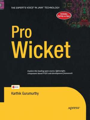 Pro Wicket de Karthik Gurumurthy