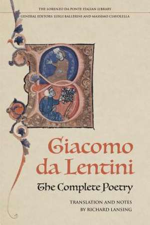 Complete Poetry of Giacomo da Lentini de Giacomo da Lentini