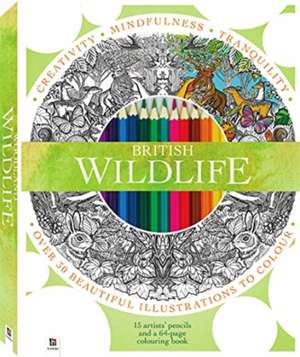 British Wildlife Colouring Kit de Hinkler Books Hinkler Books