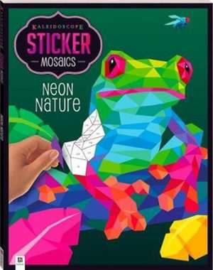 Kaleidoscope Sticker Mosaics: Neon Nature de Hinkler Pty Ltd