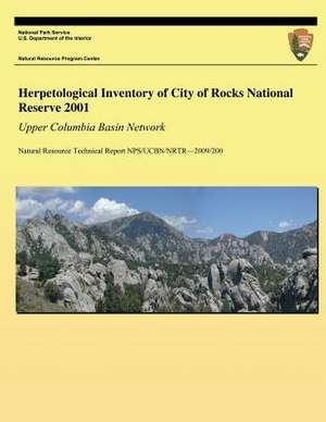 Hematological Inventory of City of Rocks National Reserve 2001 de Jeremy P. Shive