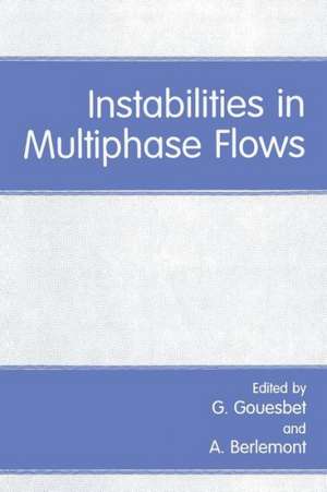 Instabilities in Multiphase Flows de A. Berlemont