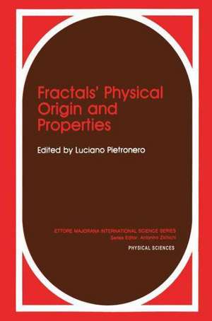 Fractals’ Physical Origin and Properties de Luciano Pietronero