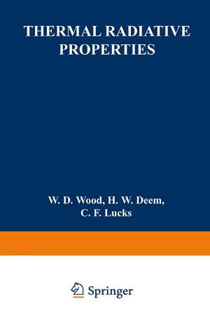 No. 3 Thermal Radiative Properties de W. D. Wood