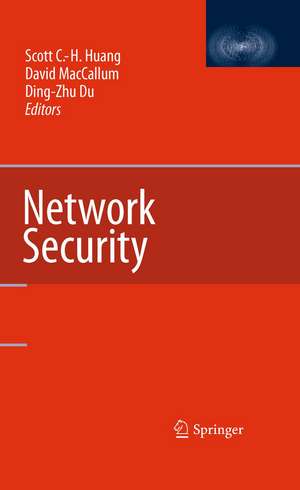 Network Security de Scott C.-H. Huang