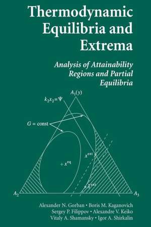 Thermodynamic Equilibria and Extrema: Analysis of Attainability Regions and Partial Equilibrium de Alexander N. Gorban