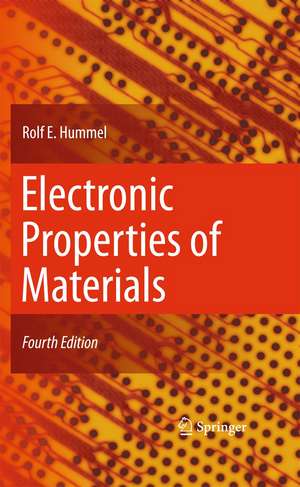 Electronic Properties of Materials de Rolf E. Hummel