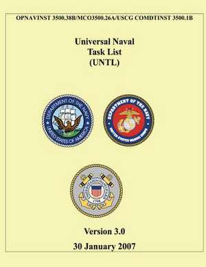 Universal Naval Task List de Department Of the Navy